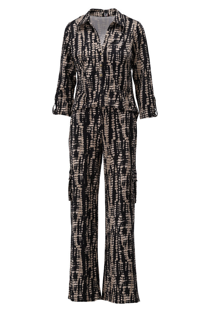 K-design - Jumpsuit met print en zakken