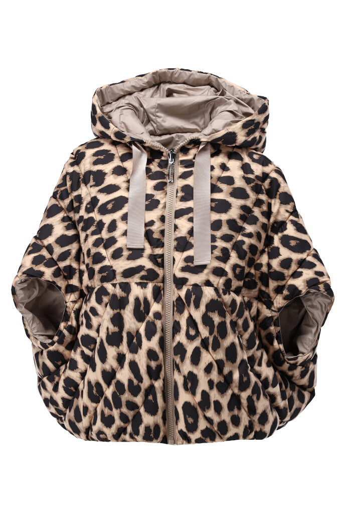 K-design - Omkeerbare puffer jas met kap