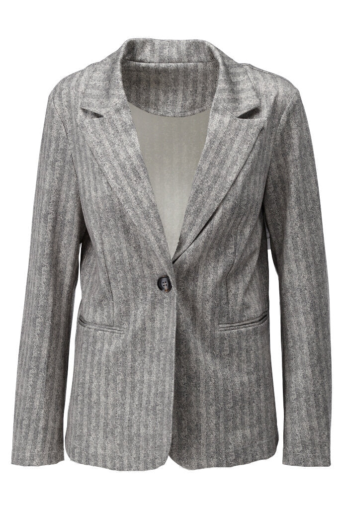 K-design - Blazer met visgraat